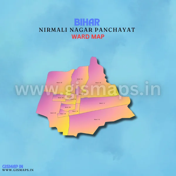 Nirmali Nagar Panchayat Ward Map